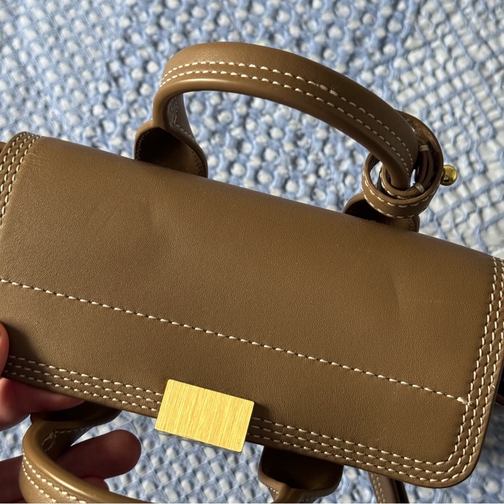 3.1 Phillip Lim Pashli Mini Satchel Taupe/Camel - Picture 14 of 16